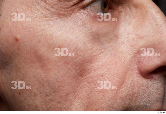 Face Cheek Skin Man Slim Wrinkles Studio photo references