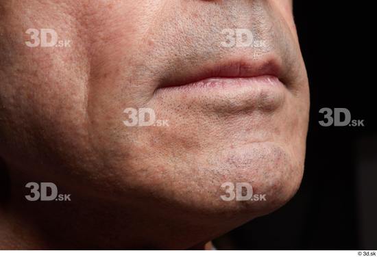 Face Mouth Cheek Skin Man Slim Wrinkles Studio photo references