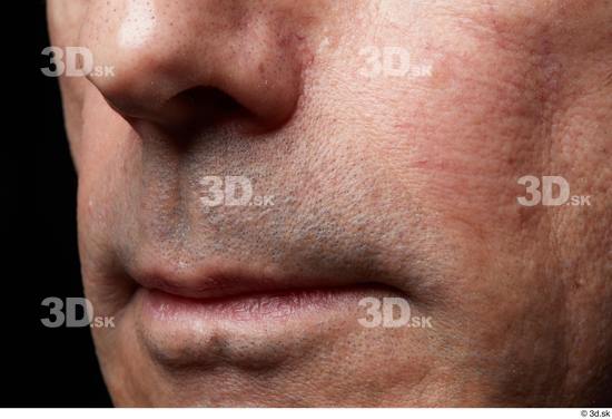 Face Mouth Nose Cheek Skin Man Slim Wrinkles Studio photo references