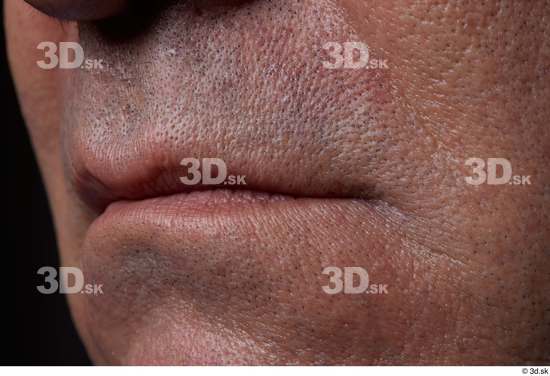 Face Mouth Cheek Skin Man Chubby Wrinkles Studio photo references