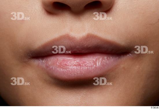 Face Mouth Skin Woman Asian Slim Studio photo references