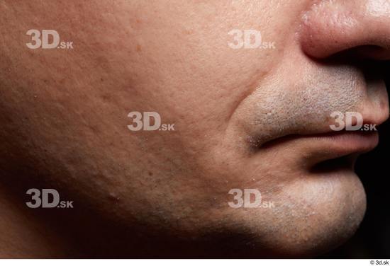 Face Mouth Nose Cheek Skin Man Slim Wrinkles Studio photo references