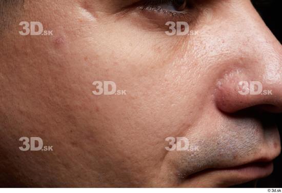 Face Mouth Nose Cheek Skin Man Slim Wrinkles Studio photo references