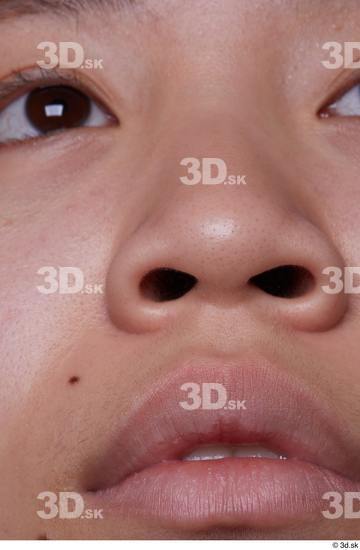 Face Mouth Nose Skin Woman Asian Slim Studio photo references