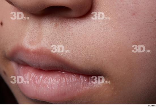 Face Mouth Cheek Skin Woman Asian Slim Studio photo references