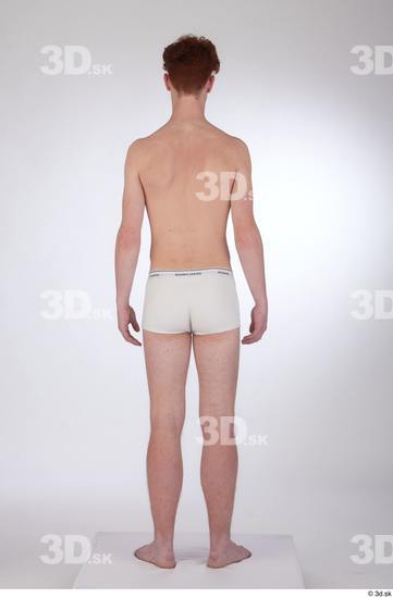 Man White Slim Male Studio Poses