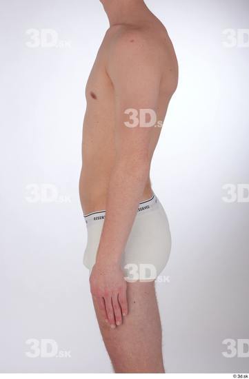 Man White Slim Male Studio Poses