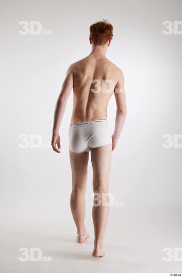 Man White Slim Male Studio Poses