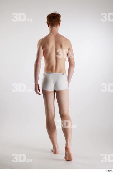 Man White Slim Male Studio Poses