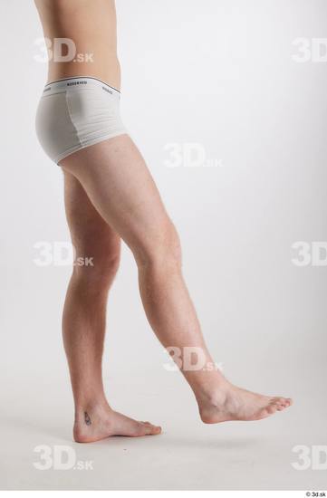 Man White Slim Male Studio Poses