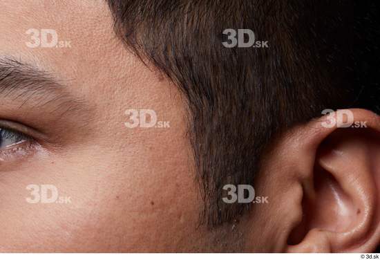 Face Cheek Ear Hair Skin Man Slim Studio photo references