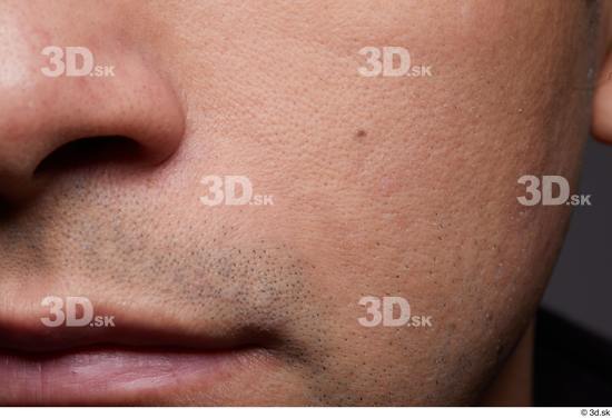 Face Mouth Nose Cheek Skin Man Slim Studio photo references