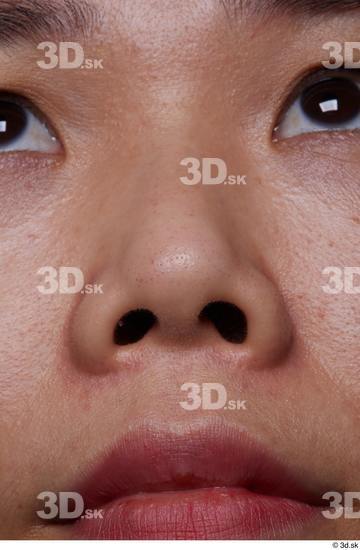 Face Mouth Nose Skin Woman Asian Slim Studio photo references