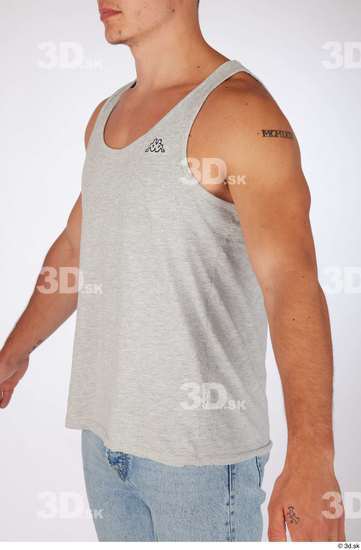 Man White Athletic Male Studio Poses