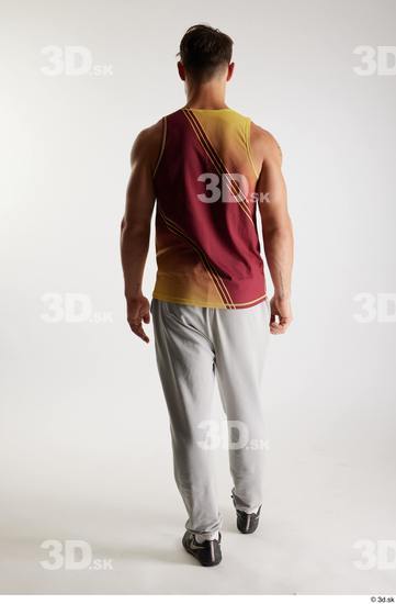 Man White Athletic Male Studio Poses