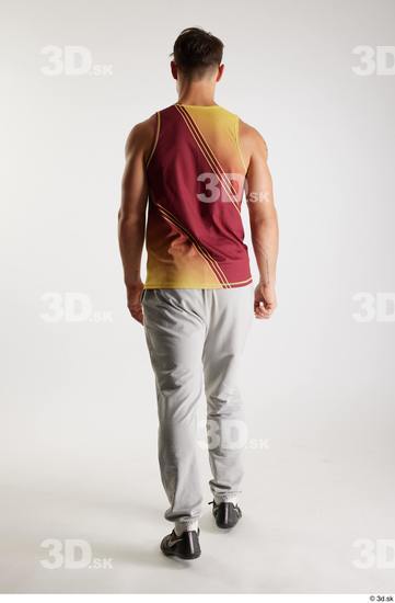 Man White Athletic Male Studio Poses