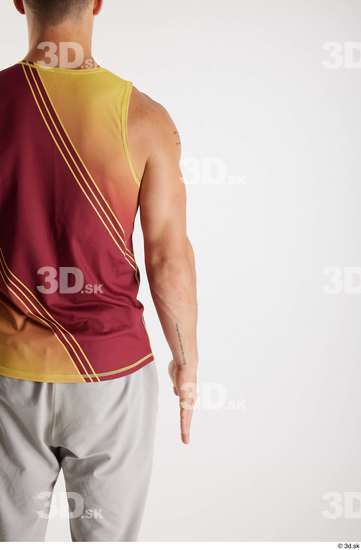 Man White Athletic Male Studio Poses