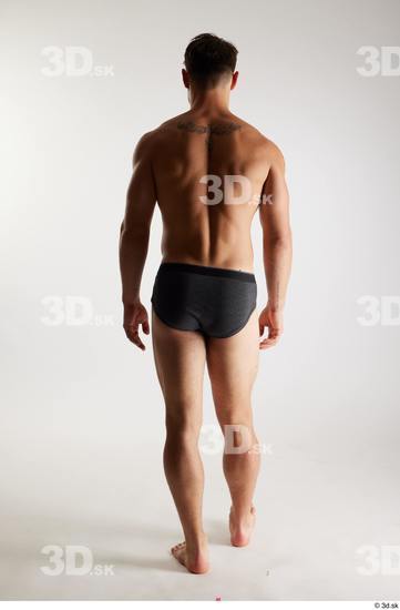 Man White Athletic Male Studio Poses