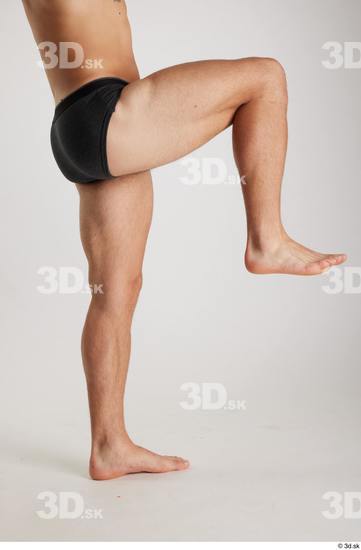 Man White Athletic Male Studio Poses