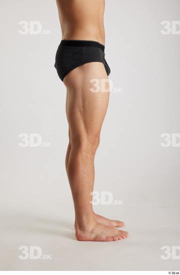 Man White Athletic Male Studio Poses