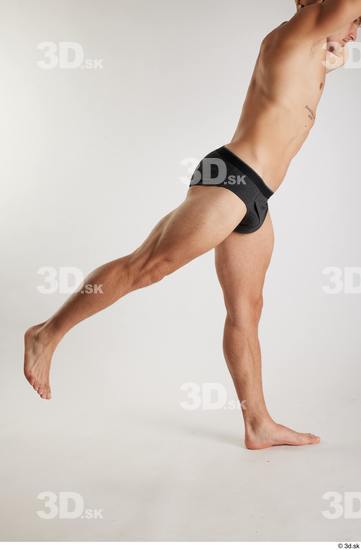 Man White Athletic Male Studio Poses