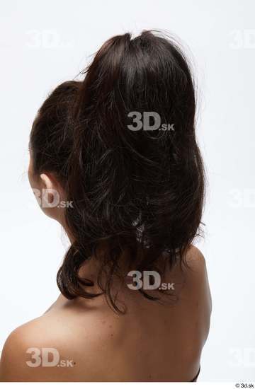 Hair Woman White Slim