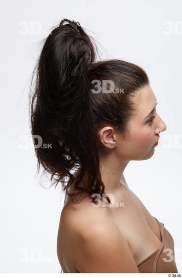 Hair Woman White Slim