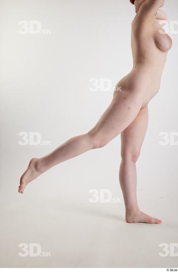 Woman White Slim Female Studio Poses