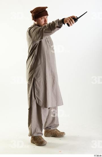 Whole Body Man T poses Formal Athletic Bearded Studio photo references Arab