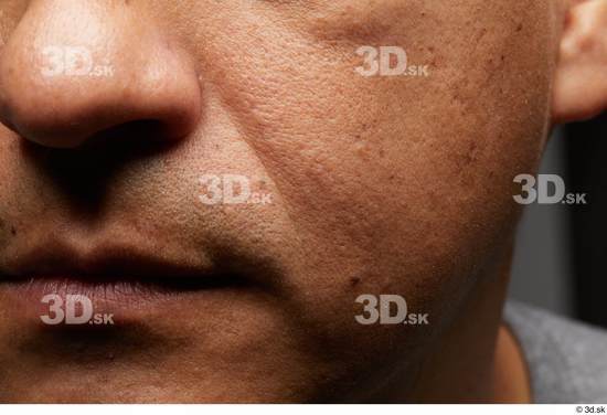 Face Mouth Nose Cheek Skin Man Slim Studio photo references