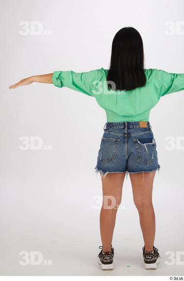 Whole Body Woman T poses Casual Slim Street photo references