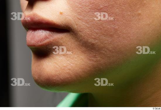 Face Mouth Cheek Skin Woman Slim Studio photo references