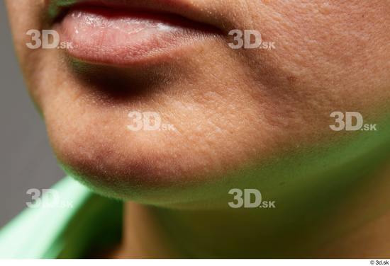 Face Mouth Cheek Skin Woman Slim Studio photo references