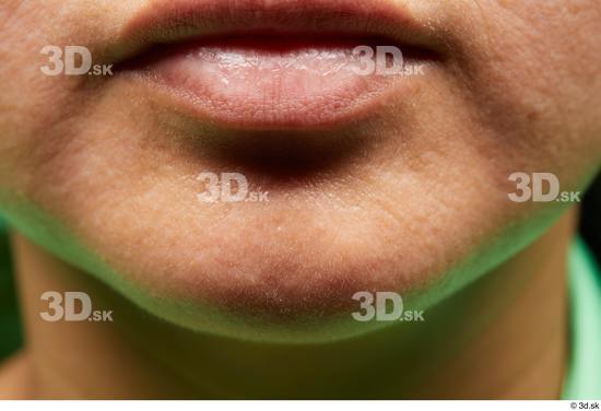 Face Mouth Skin Woman Slim Studio photo references