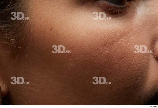 Face Cheek Skin Woman Slim Studio photo references