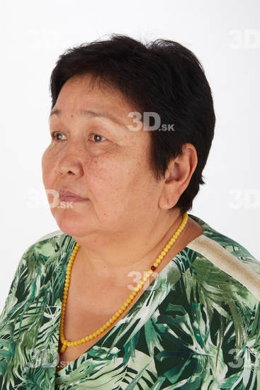 Head Hair Woman Asian Casual Overweight Street photo references