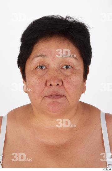 Face Head Hair Woman Asian Overweight Street photo references