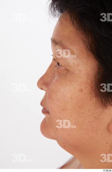 Nose Woman Asian Overweight Street photo references