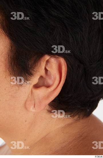 Ear Woman Asian Overweight Street photo references