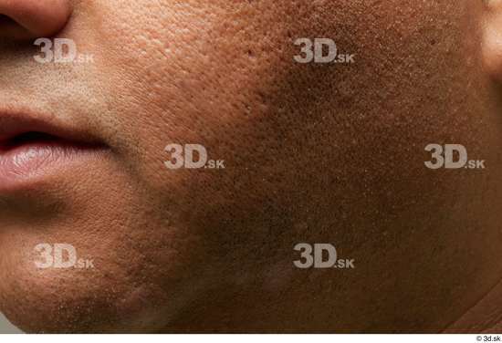 Face Mouth Cheek Skin Man Chubby Wrinkles Studio photo references