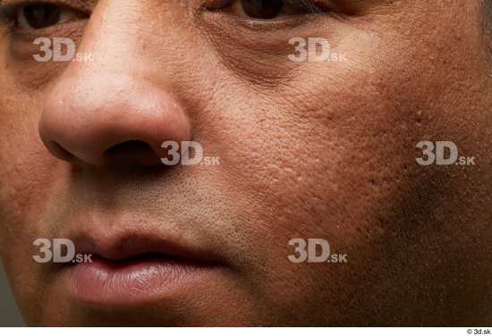 Face Mouth Nose Cheek Skin Man Chubby Wrinkles Studio photo references