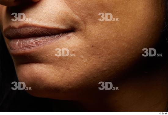 Face Mouth Cheek Skin Woman Slim Wrinkles Studio photo references