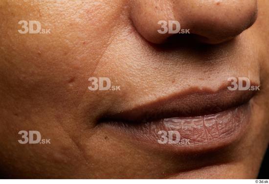 Face Mouth Nose Cheek Skin Woman Slim Wrinkles Studio photo references