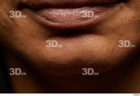 Face Mouth Skin Woman Slim Wrinkles Studio photo references