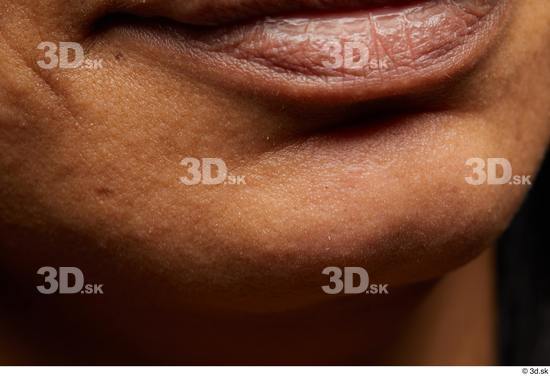 Face Mouth Skin Woman Slim Wrinkles Studio photo references