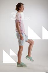 Tony  1 casual dressed mint sneakers side view striped&hellip;