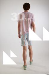 Tony  1 back view casual dressed mint sneakers striped&hellip;