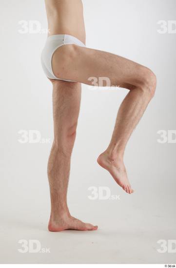 Man White Slim Male Studio Poses