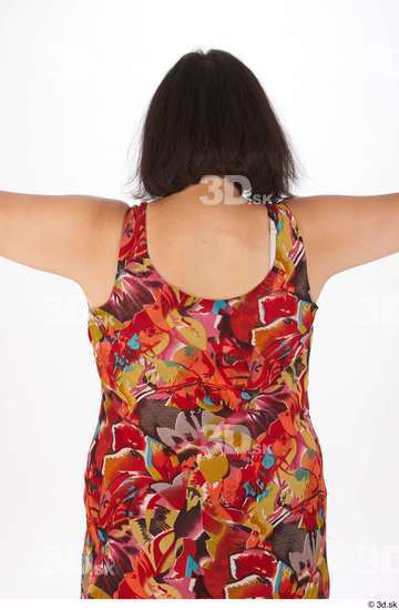Upper Body Woman Asian Casual Chubby Street photo references