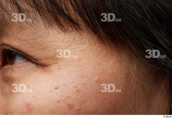 Eye Face Cheek Hair Skin Woman Asian Chubby Wrinkles Studio photo references